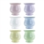 4 3/4" Pedestal Compote, Seaside Pastel Assortment,  Pack Size: 18