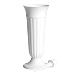 10" Trinity Urn, White,  Pack Size: 36