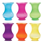 8 1/2" Pedestal Vase, Fiesta Assortment,  Pack Size: 12