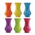 9 3/4" Pedestal Vase, Popsicle Assortment,  Pack Size: 12