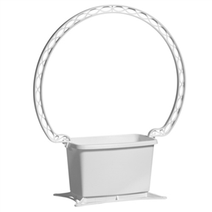 Rectangular Basket, White,  Pack Size: 12