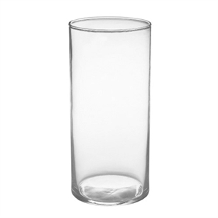 3 1/2" x 7 3/4" Cylinder Vase, Crystal,  Pack Size: 24