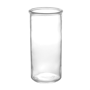 4 1/2" x 9 1/2" Cylinder Vase, Crystal,  Pack Size: 12