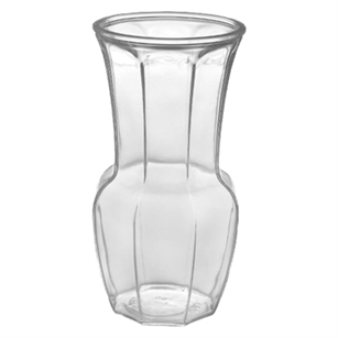 9 1/2" Rose Vase, Crystal,  Pack Size: 24