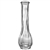 9" Swirl Bud Vase, Crystal,  Pack Size: 48