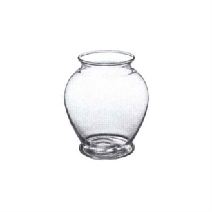 5" Ginger Vase, Crystal,  Pack Size: 12