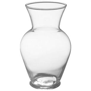 7" Spring Garden Vase, Crystal,  Pack Size: 12