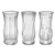 8 1/2" Rose Vase Asst., Crystal,  Pack Size: 24