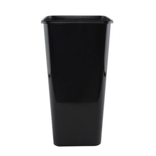 6 1/2" x 13" Sq. Cooler Bucket, Black,  Pack Size: 12