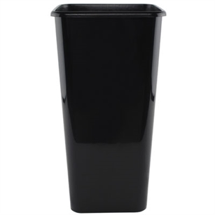 7 3/4" x 16" Sq. Cooler Bucket, Black,  Pack Size: 12