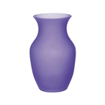 8" Rose Vase, Violet Frost,  Pack Size: 6