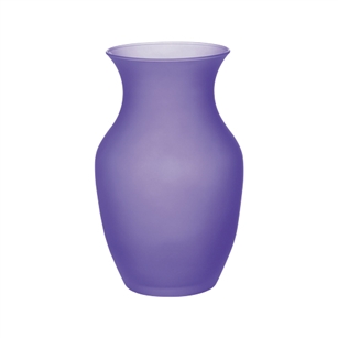 8" Rose Vase, Violet Frost,  Pack Size: 6