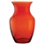 8" Rose Vase, Translucent Orange,  Pack Size: 6