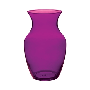 8" Rose Vase, Purple Passion,  Pack Size: 6