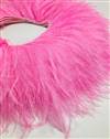 Ostrich Feather Fringe 4-5" Candy Pink - 2 Yards