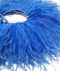 Ostrich Feather Fringe 4-5" Royal Blue - 2 Yards