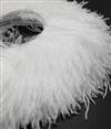 Ostrich Feather Fringe 4-5" Snow White - 2 Yards