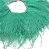 Ostrich Feather Fringe 5-6" Jade - 2 Yards