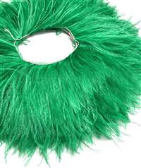 Ostrich Feather Fringe 5-6" Kelly Green - 2 Yards