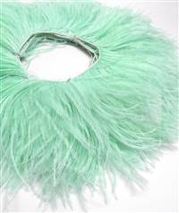 Ostrich Feather Fringe 5-6" Mint - 2 Yards