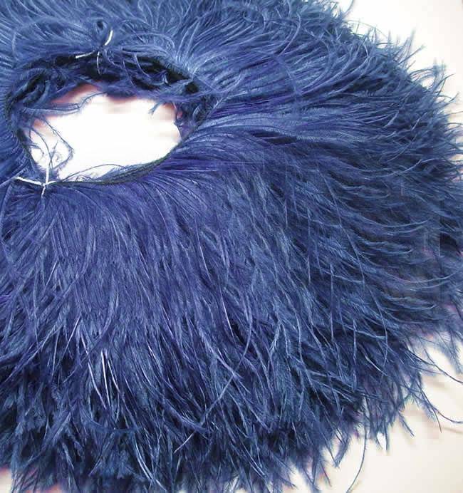 Ostrich Feather Fringe 6-7" Purple - 2 Yards