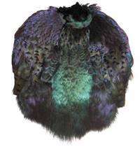 Ringneck Pheasant Pelt #1 Dyed Black