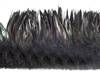 Strung Rooster Saddles 5-7" Dyed Black - Per 1/2 lb