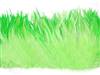 Strung Rooster Saddles 5-7" Dyed Fluorescent Chartreuse - Per 1/2 lb