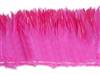 Strung Rooster Saddles 5-7" Dyed Fuchsia - Per 1/2 lb