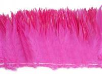 Strung Rooster Saddles 5-7" Dyed Fuchsia - Per 1/2 lb