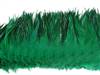 Strung Rooster Saddles 6-7" Dyed Kelly Green - Per 1/2 lb