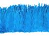 Strung Rooster Saddles 6-7" Dyed Turquoise - Per 1/2 lb