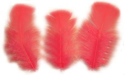 Loose Turkey T-Base 3-5" Dyed Candy Pink - Per lb