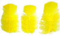 Loose Turkey T-Base 3-5" Dyed Yellow - Per lb