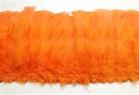 Strung Turkey Flats 6-8" Dyed Orange - Per 1/2 lb