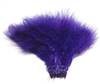 Strung Turkey Marabou 4-5" Dyed Regal Purple - Per 1/2 lb
