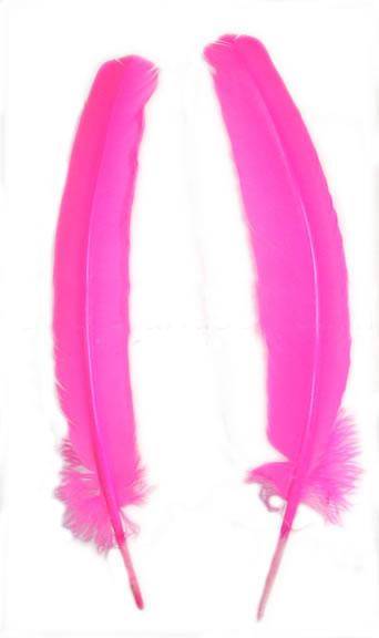 Turkey Rounds Dyed Fuchsia - Per lb