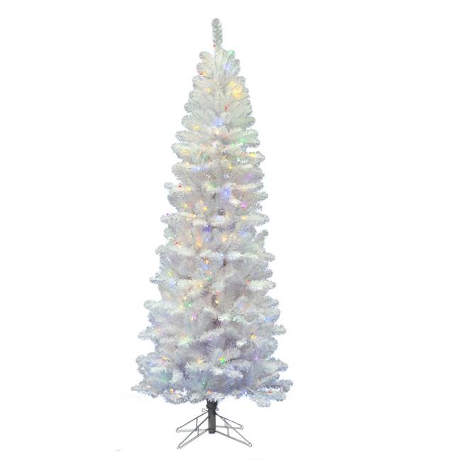 6.5' x 32" White Salem Pencil 250LED Mul