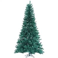 5.5' x 36" Aqua Tinsel Tree 489T