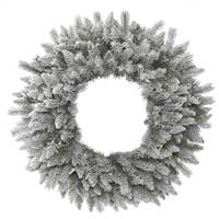 16" Frosted Sable Pine Wreath 75Tips