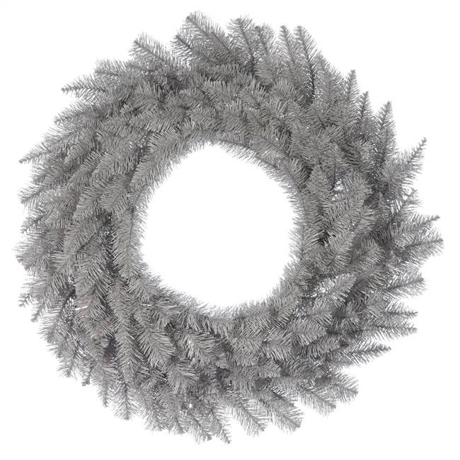 36" Platinum Fir Wreath 240Tips