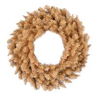 24" Gold Fir Wreath 120Tips