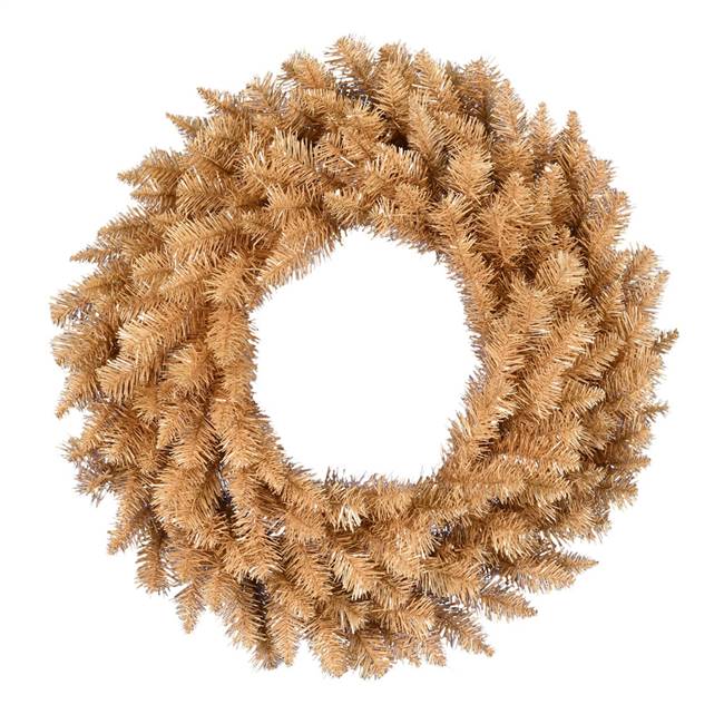 36" Gold Fir Wreath 240Tips