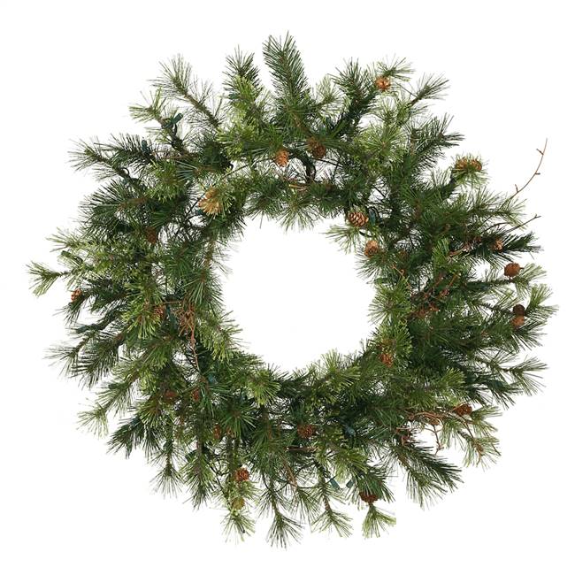 16" Mixed Country Pine Wreath 45T