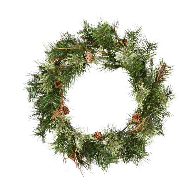 20" Mixed Country Pine Wreath 70T