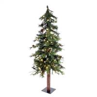 4' x 26" Mix Country Tree 100WmWht LED