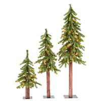 2' 3' 4' Natural Triple Alpine Set 185CL