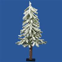 3' x 22" Flocked Alpine Tree 142T