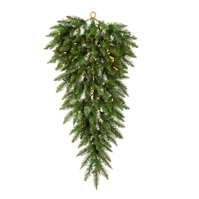 48" Camdon Fir Teardrop 100LED WmWht