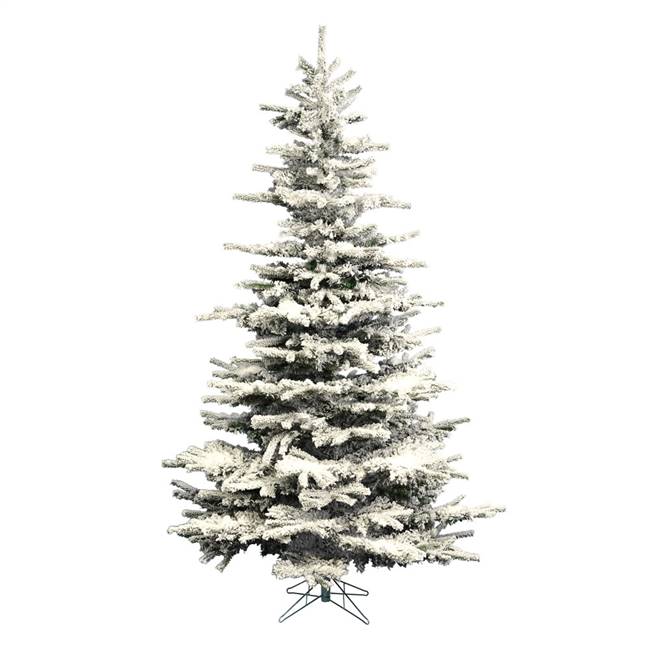 10' x 70" Flocked Sierra Fir Tree 2302T